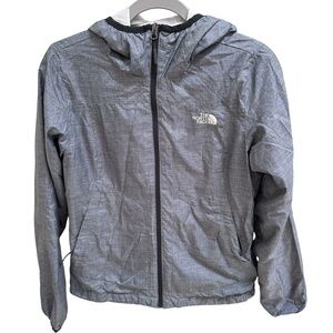 SOLD - The North Face fleece lined hooded Windbreaker Jacket